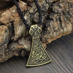 Viking Mamen Axe Necklace