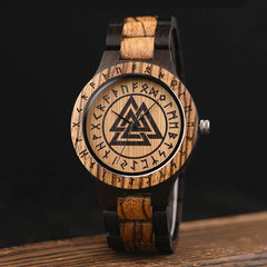 VIKING Men's Watches Casual Wooden Wrist Watch for Men Support Personalized Dropshipping