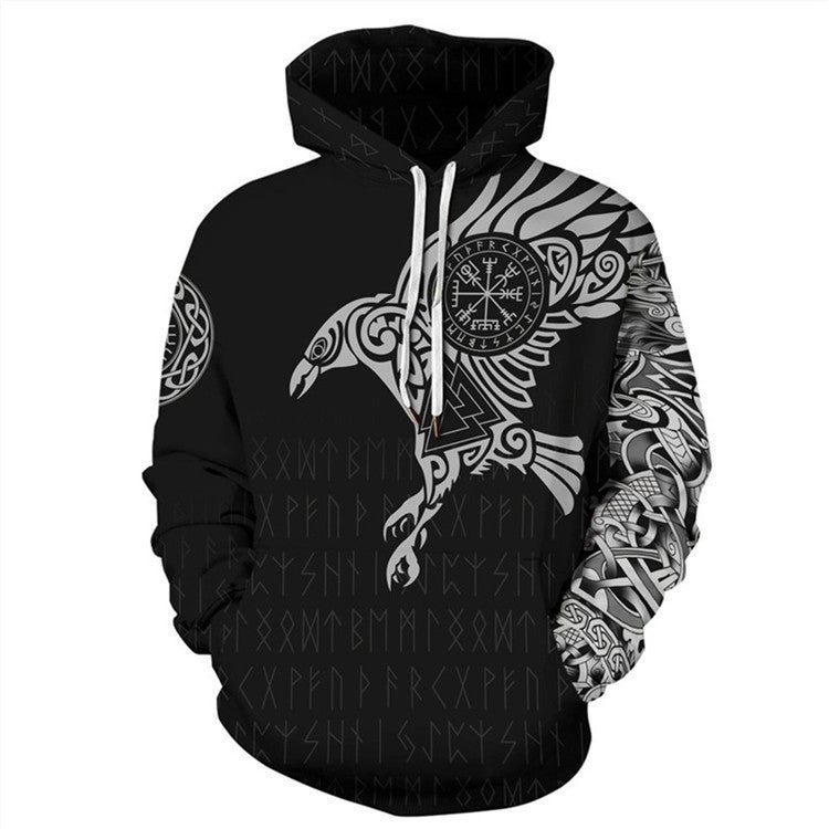 Viking God Printed Neutral Casual Sportswear