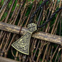 Viking Mamen Axe Necklace