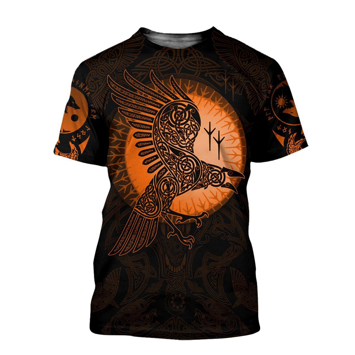 Viking Tattoo Printing Short Sleeve