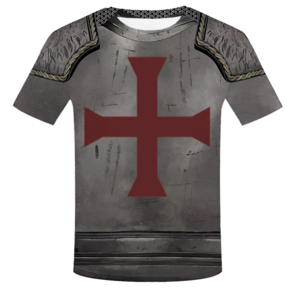 Men T-Shirt Viking Tattoo