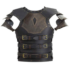 Medieval Renaissance Nordic Viking Warrior PU Leather Armor