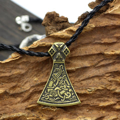 Viking Mamen Axe Necklace