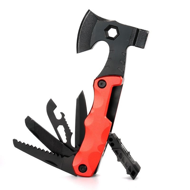 Outdoor Multifunctional Axe Camp Hammer Fire Lifesaving Axe