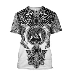 Viking Odin Best Viking Tattoo 3D Hoodies Men/women Hipster Streetwear Outfit