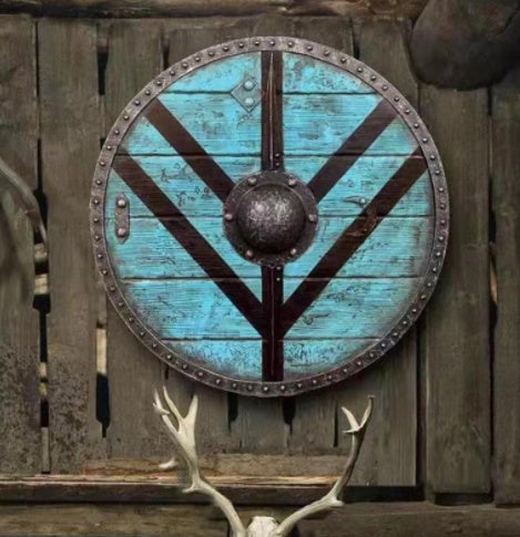 Viking Battle Shield 30cm Wooden Shield Decoration Pendant