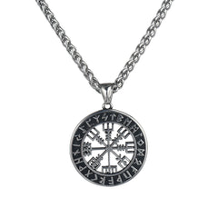 Nordic Mythology Viking Compass Necklace